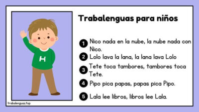 5 Trabalenguas para ninos 1